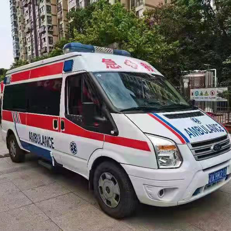 临城长途救护车护送病人返乡